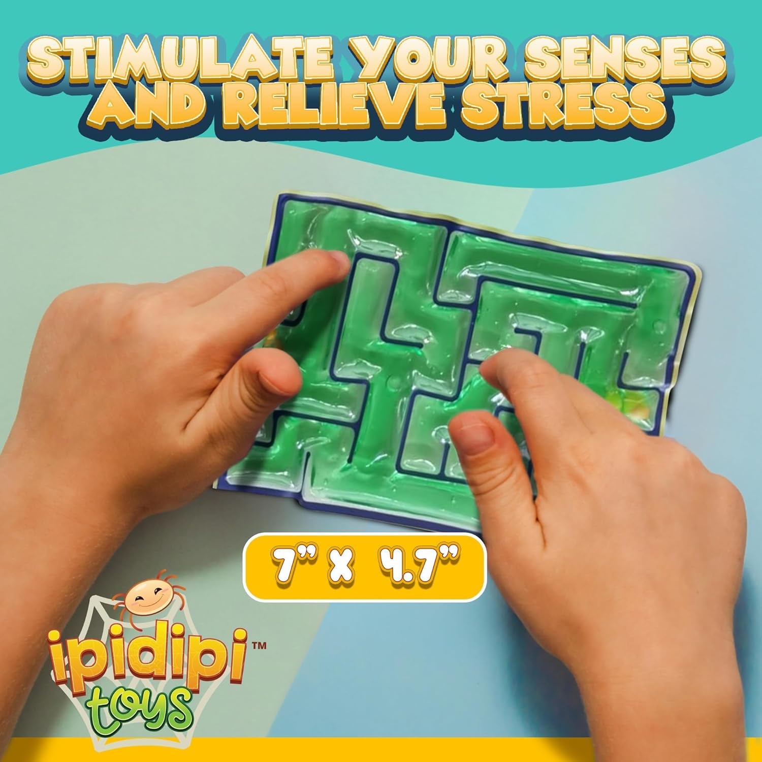 Gel-Filled Maze Puzzle