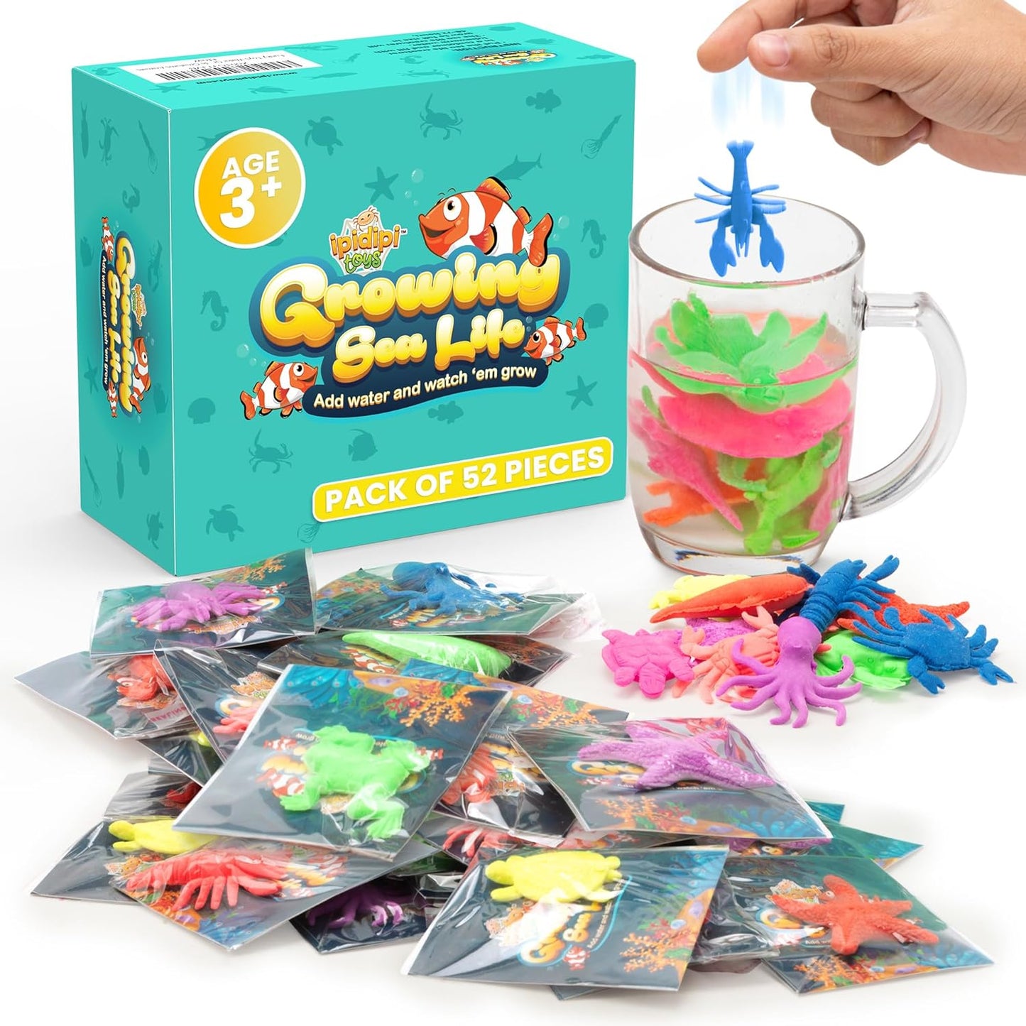 Water Growing Sea Creature Toys