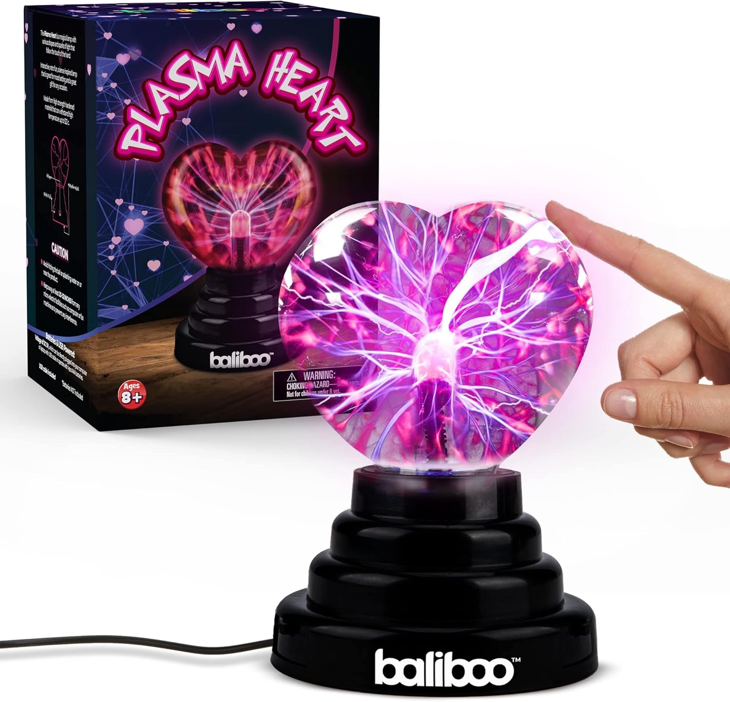 Plasma Heart Shaped Light