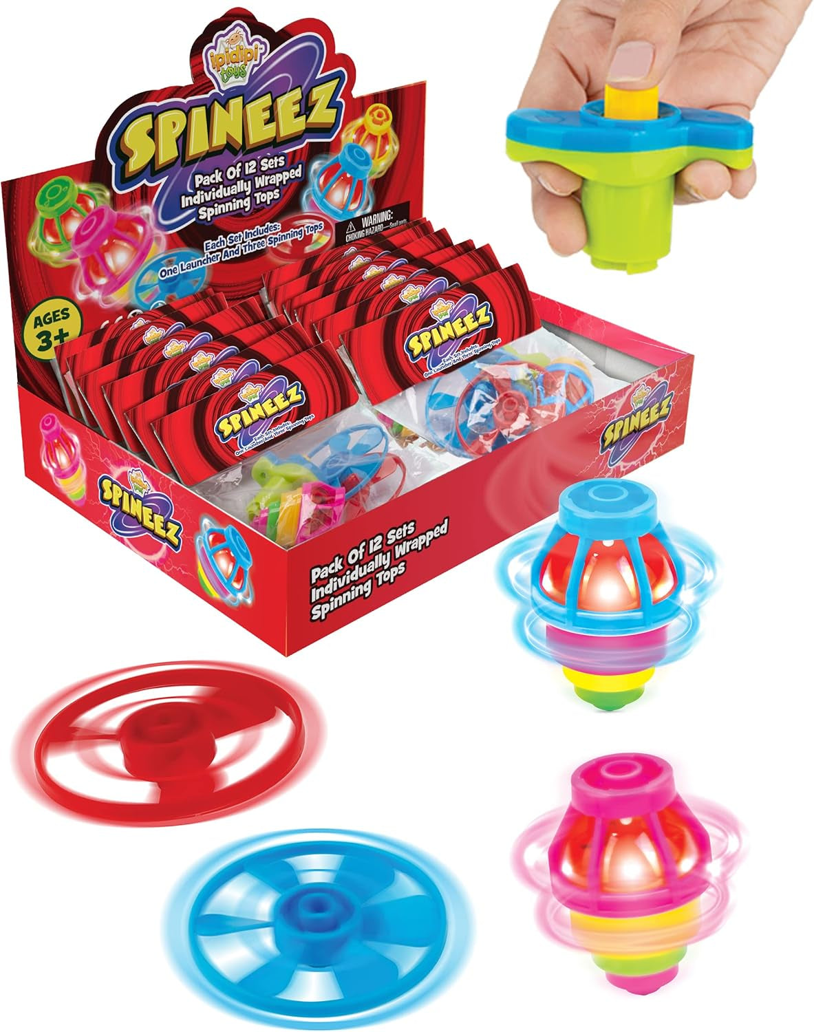 Light Up Spinning Tops 