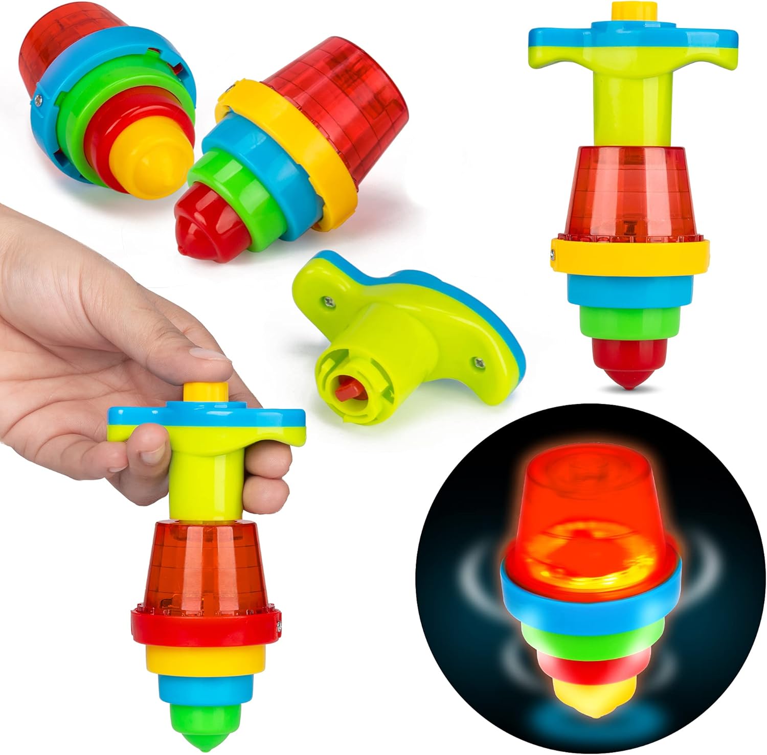 Light Up Spinning Tops