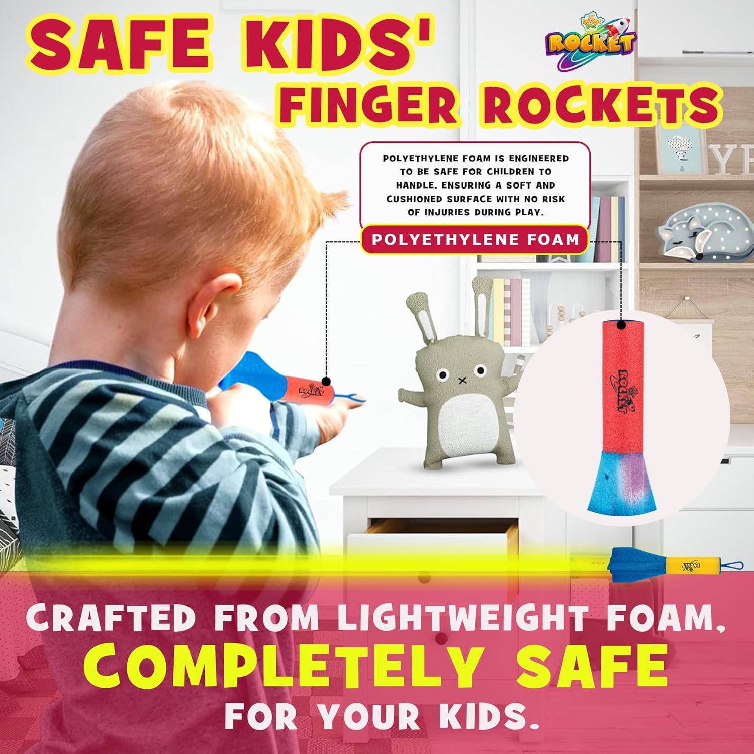 Foam Rocket Launcher Toys