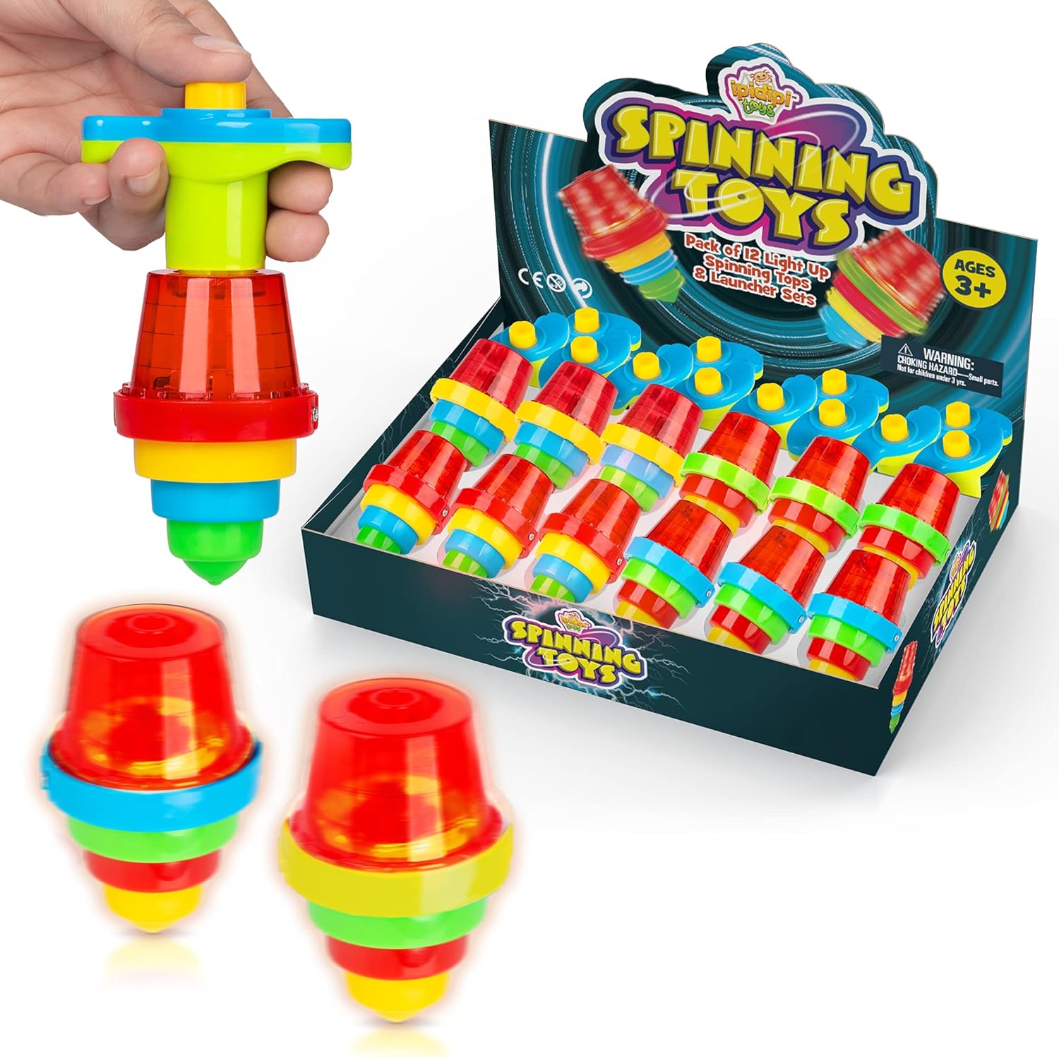 Light Up Spinning Tops