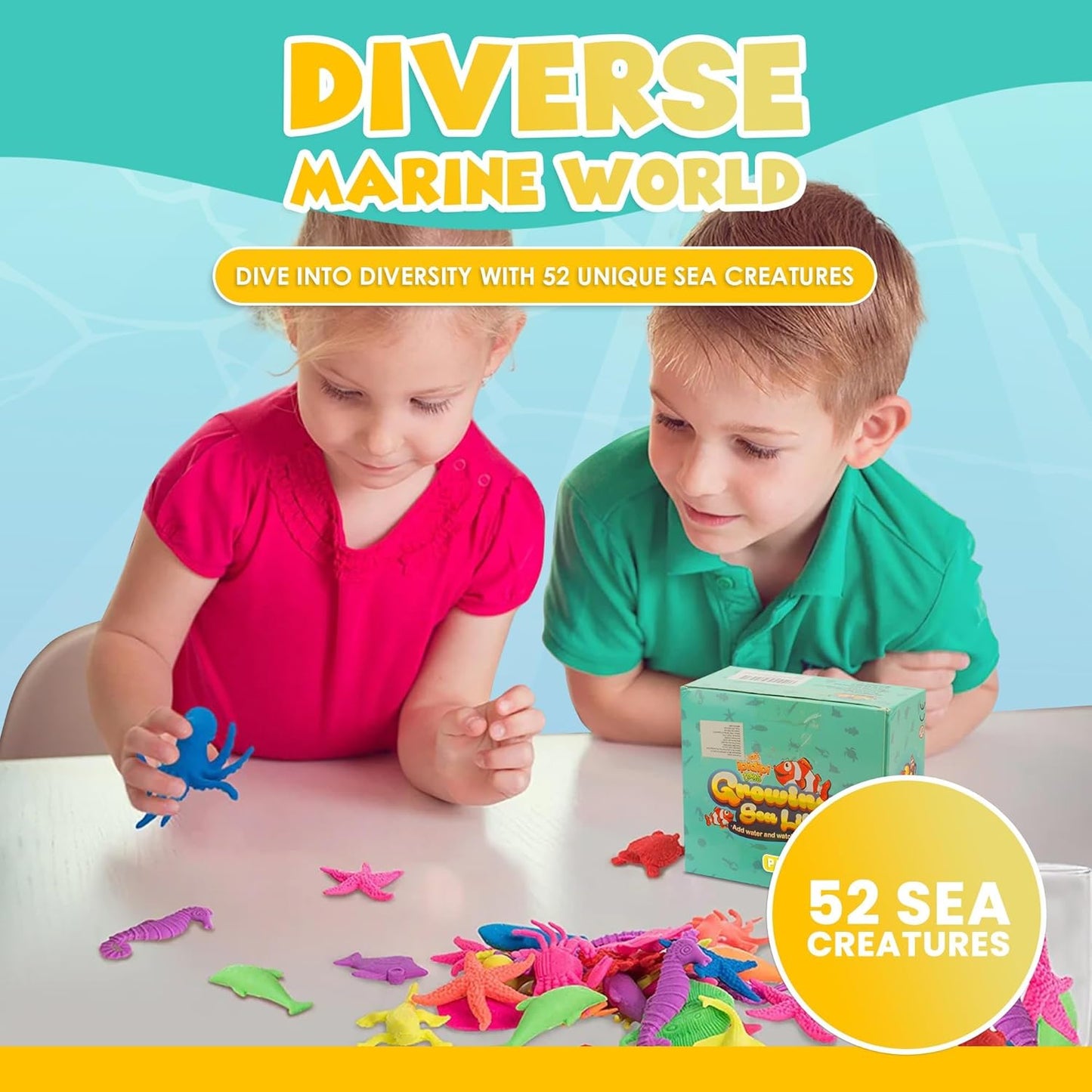 Water Growing Sea Creature Toys