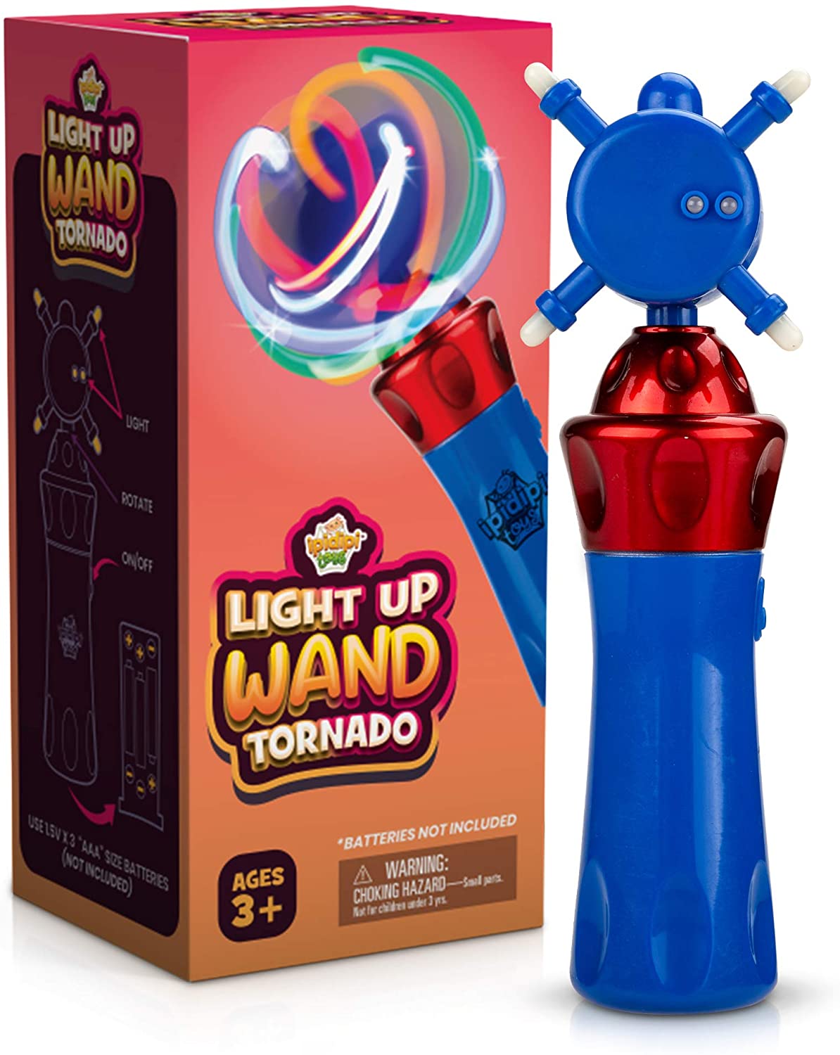 Light-Up Wand, Rotating LED Toy