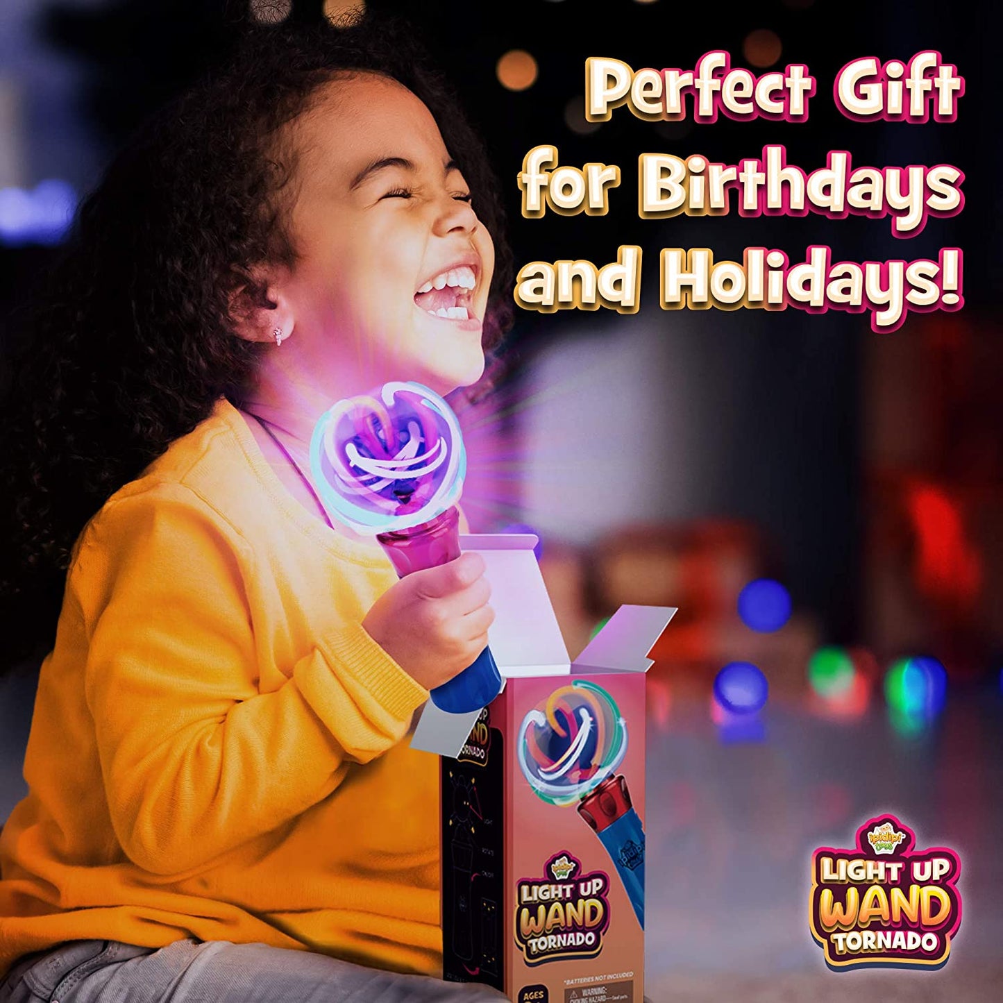 Light-Up Wand, Rotating LED Toy