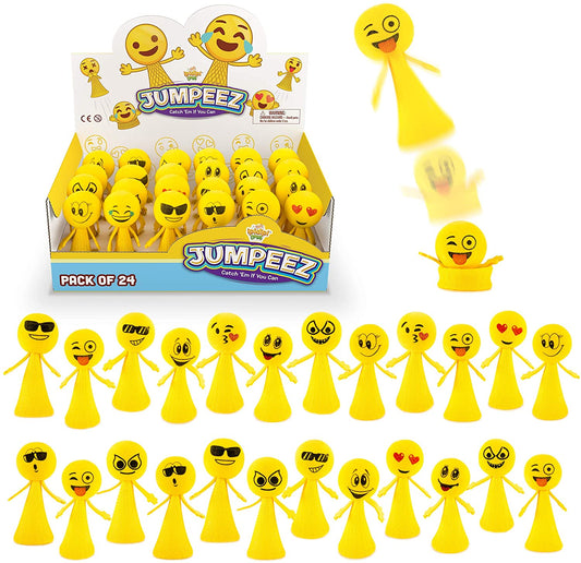 Jumping Smiley Popper Spring Launchers Toys